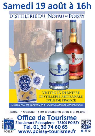 Affiche distillerie noyau de Poissy