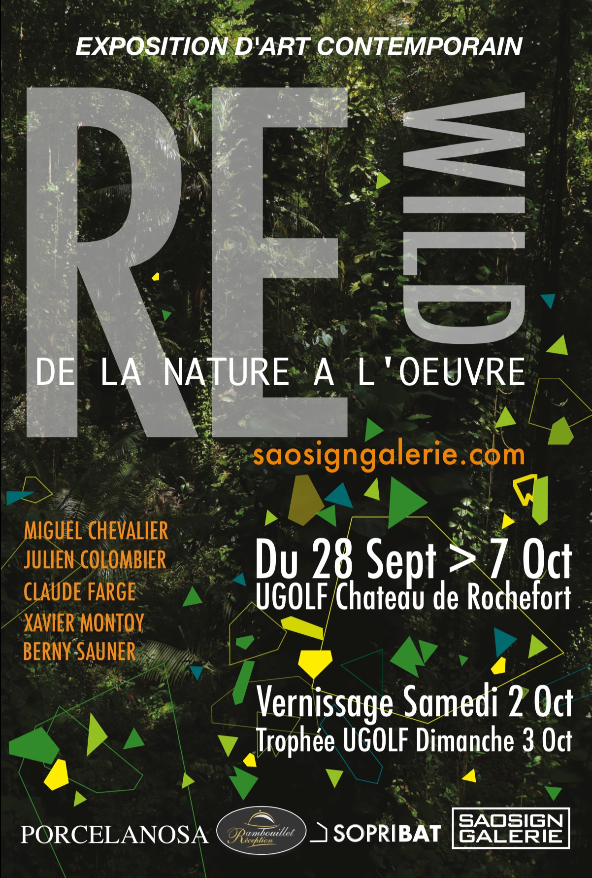 Exposition RE-WILD 2021 au Château de Rochefort