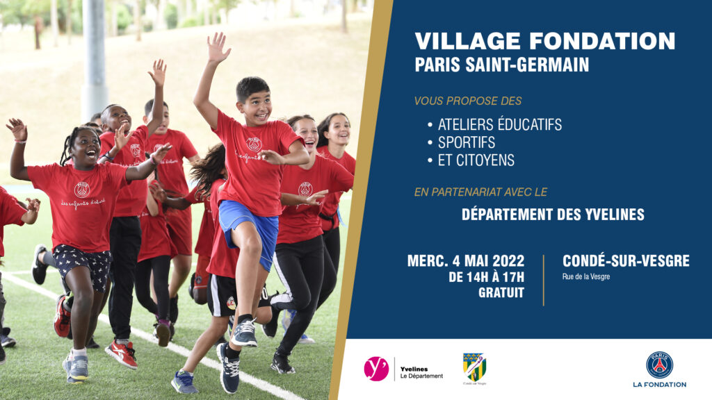 L'édition 2022 "Villages Fondation Paris Saint-Germain" s’invite dans les Yvelines