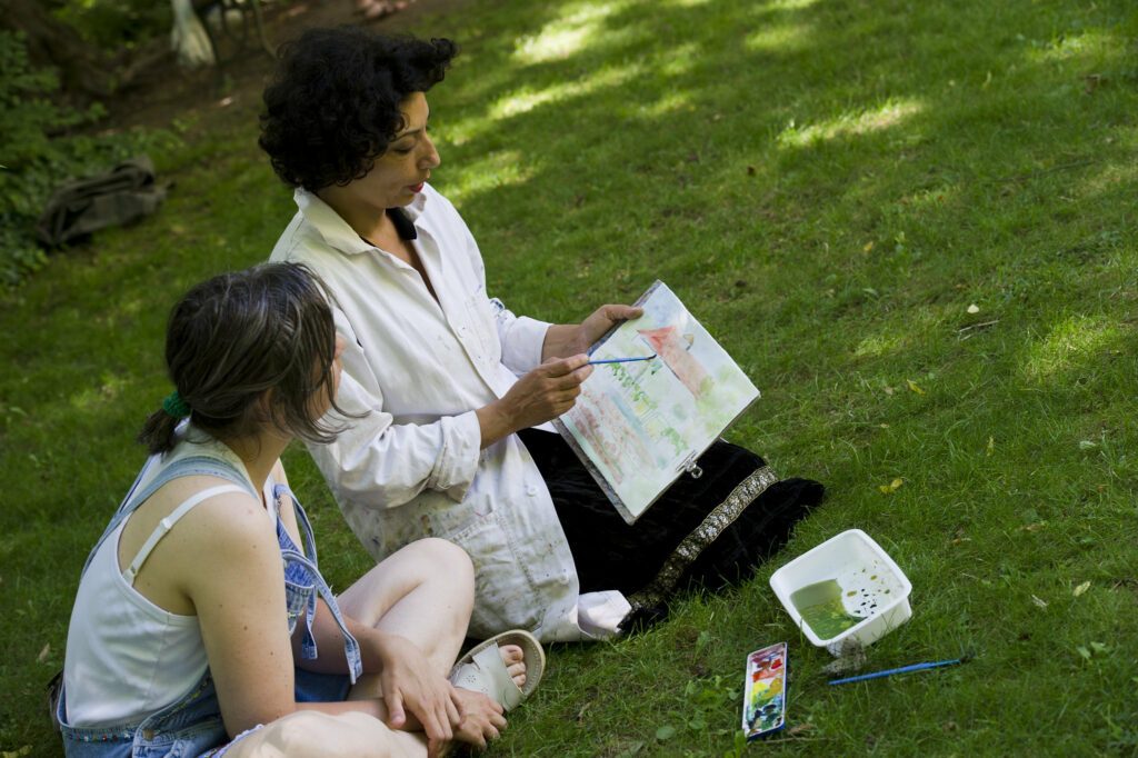 Les ateliers sont nombreux cet été au Musée Maurice Denis. © CD78