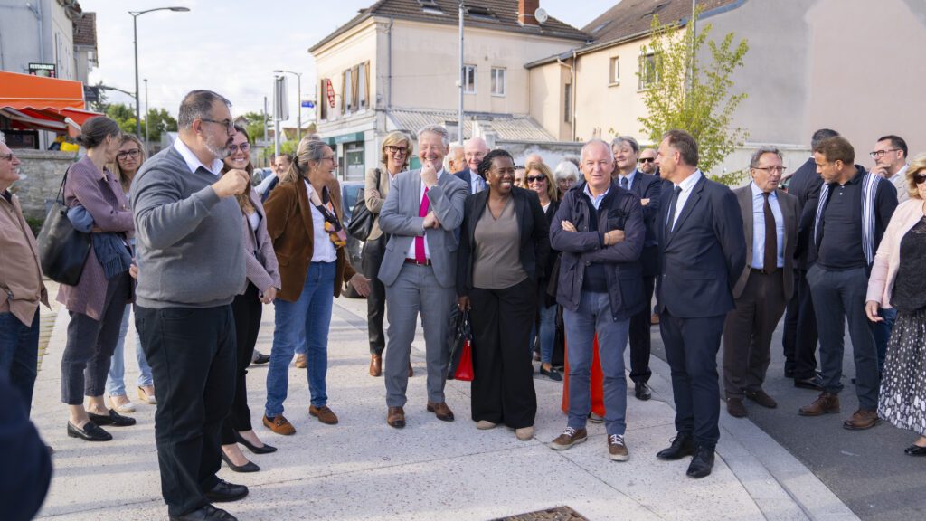 Inauguration gare Aubergenville-Elisabethville RER E - EOLE